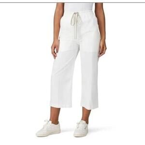 Rick Owens Pants Drawstring Cropped DRKSHDW White Casual Streetwear Relaxed